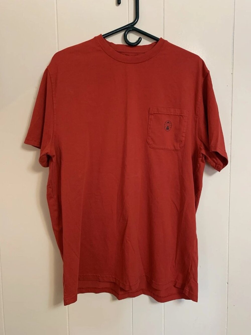 Coleman Outdoor Men's Vintage T-shirt Hiking Hunting Dog Pocket Double Sided XXL
